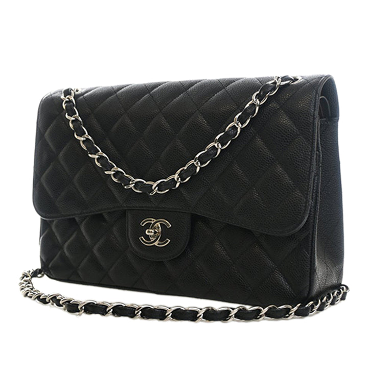 Chanel Jumbo Classic Caviar Double rabat