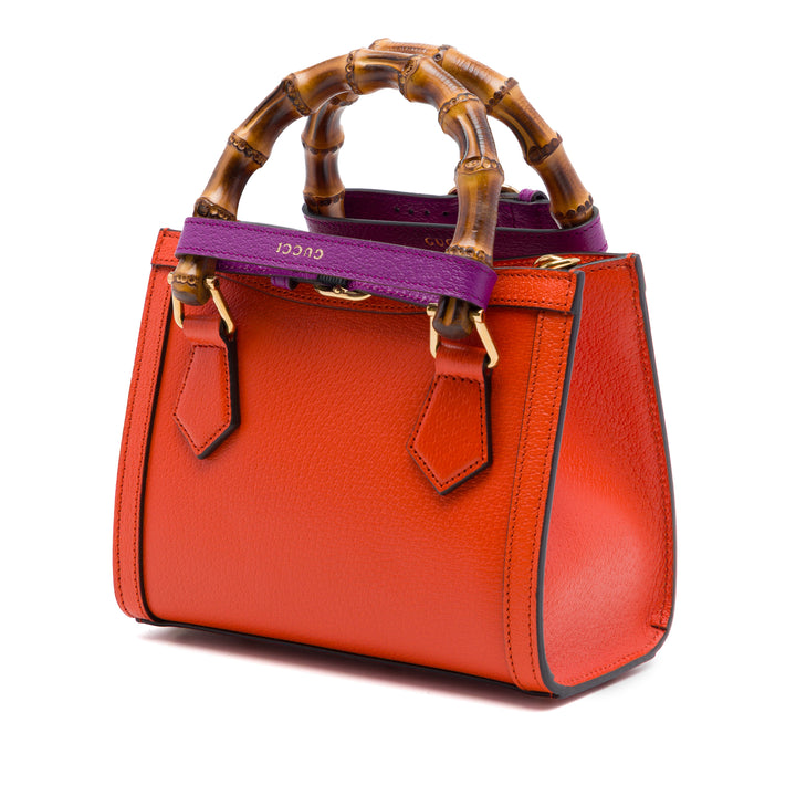 Gucci Small Cuir de veau Bamboo Diana Sac