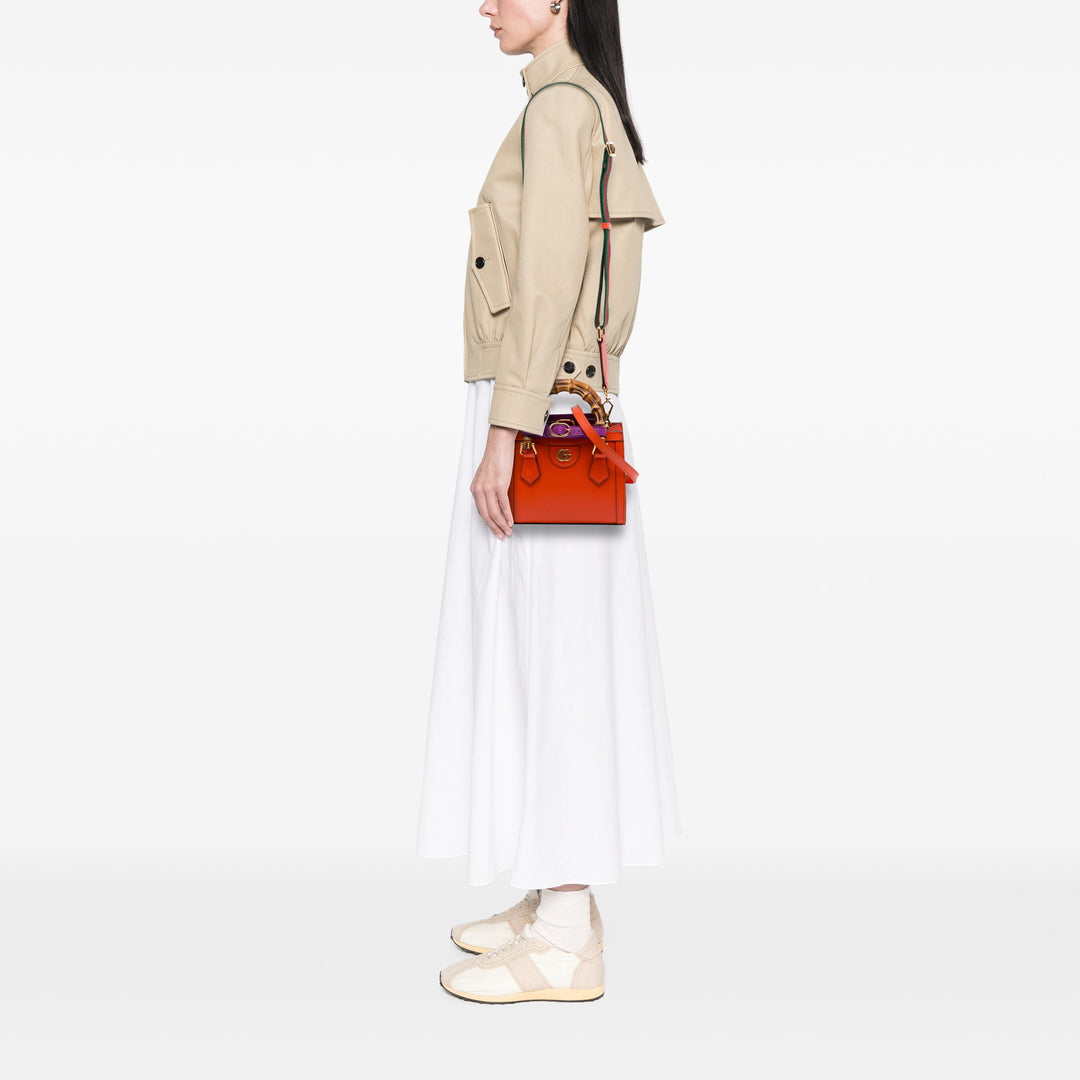 Gucci Small Cuir de veau Bamboo Diana Sac