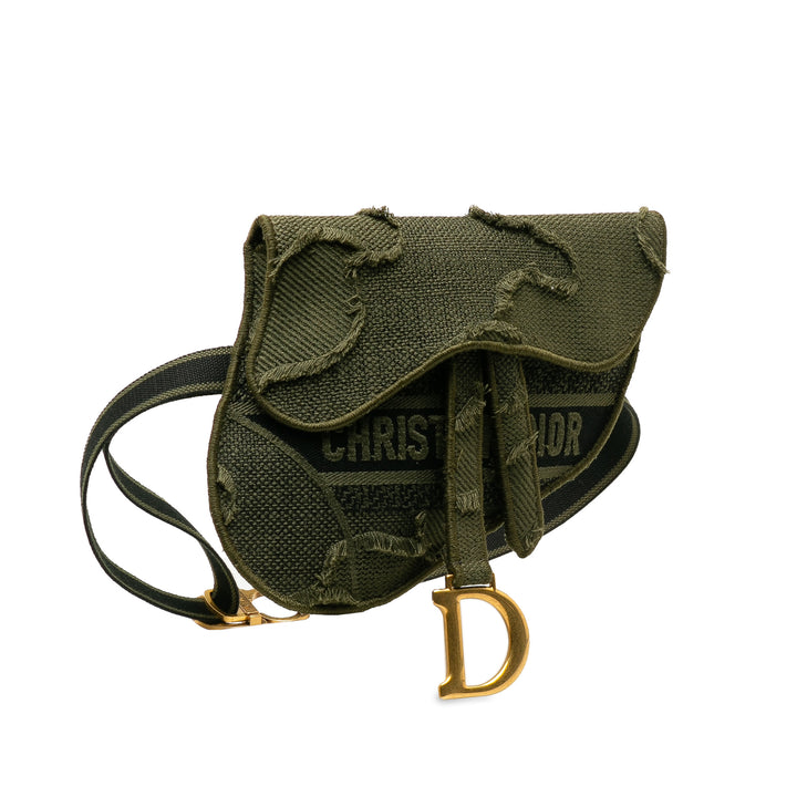 Camouflage Saddle Belt Bag Green - Gaby Paris