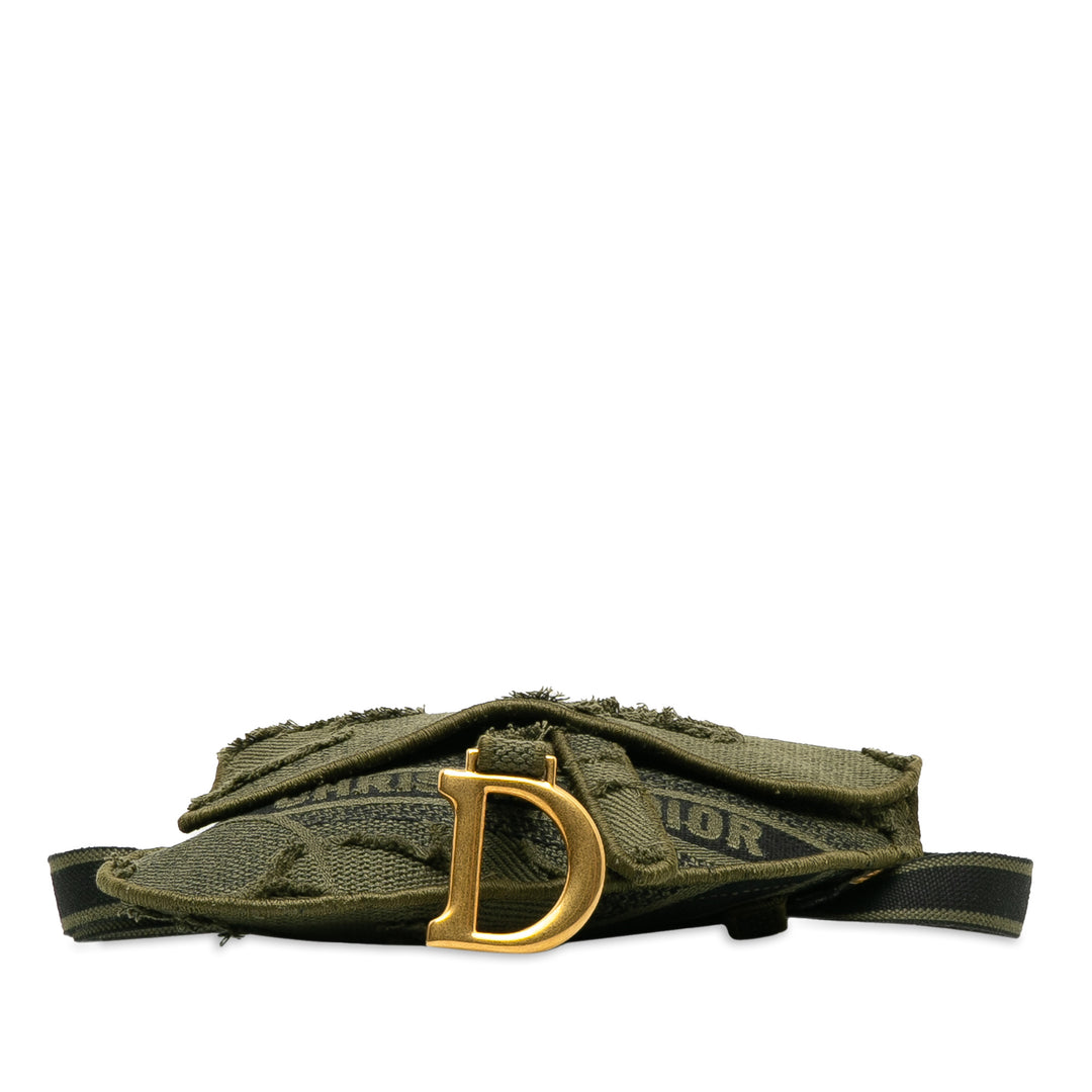 Camouflage Saddle Belt Bag Green - Gaby Paris