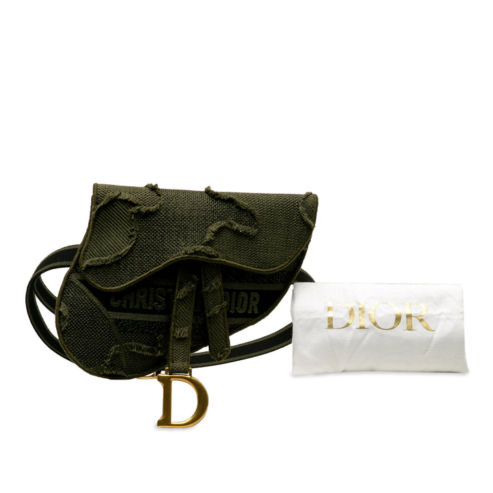 Camouflage Saddle Belt Bag Green - Gaby Paris