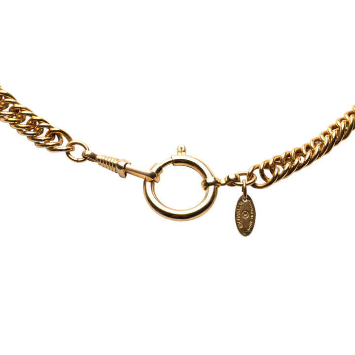 Chanel Doré Plated Loupe Magnifying Glass Pendant Collier Doré – GABY PARIS Authentique