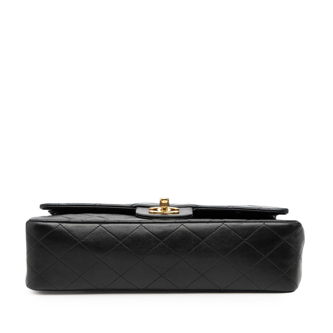 Chanel Medium Classic Cuir d’agneau Double rabat