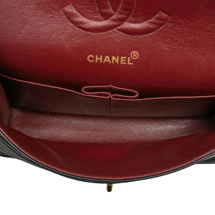 Chanel Medium Classic Cuir d’agneau Double rabat