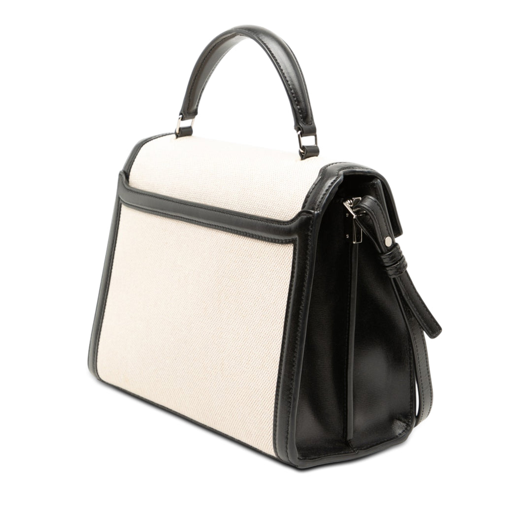 Saint Laurent Medium Toile Cassandra sac à anse supérieure