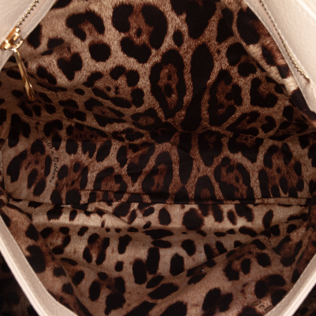 Pebbled Miss Sicily Sac Grand Marron
