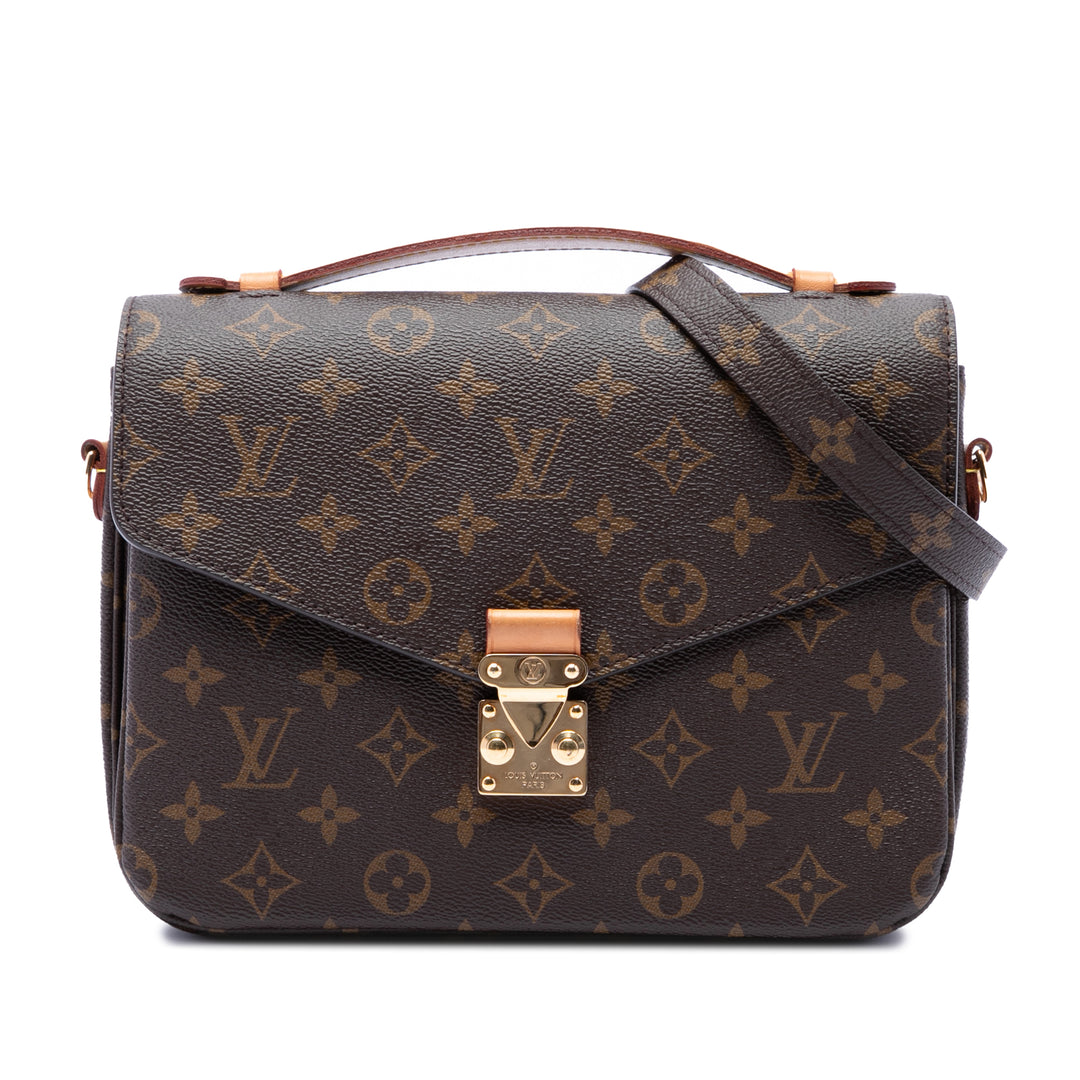 Louis Vuitton Pochette Métis Monogram Marron – vue principale – GABY PARIS