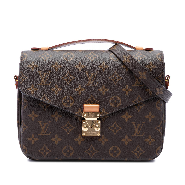Louis Vuitton Pochette Métis Monogram Marron – vue principale – GABY PARIS