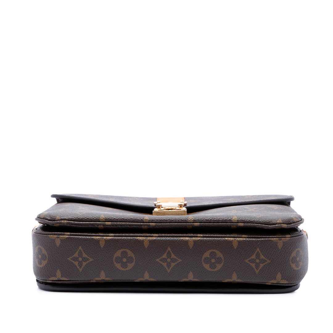 Louis Vuitton Pochette Métis Monogram Marron – vue 3 – GABY PARIS