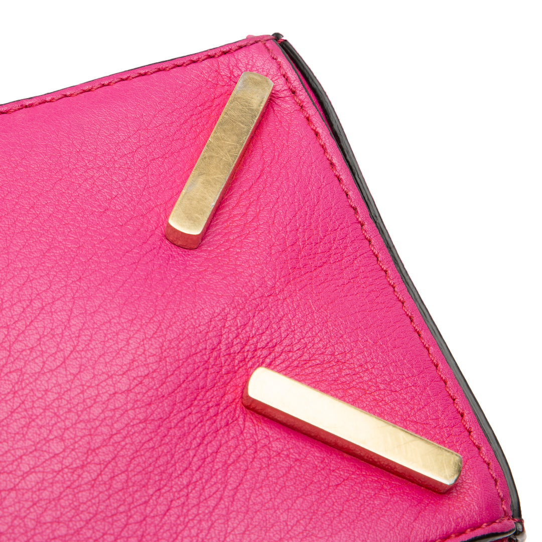 LOEWE Small Cuir de veau Puzzle Sac cartable Rose