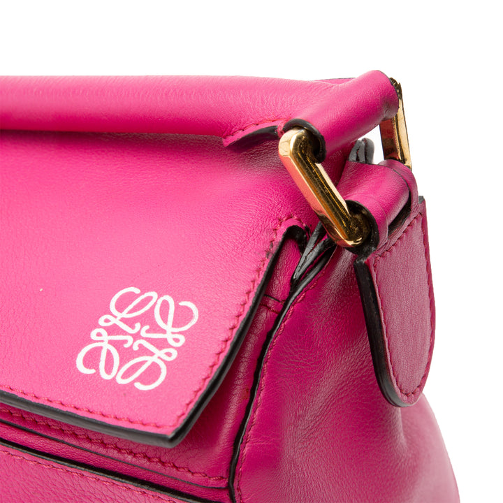 LOEWE Small Cuir de veau Puzzle Sac cartable Rose