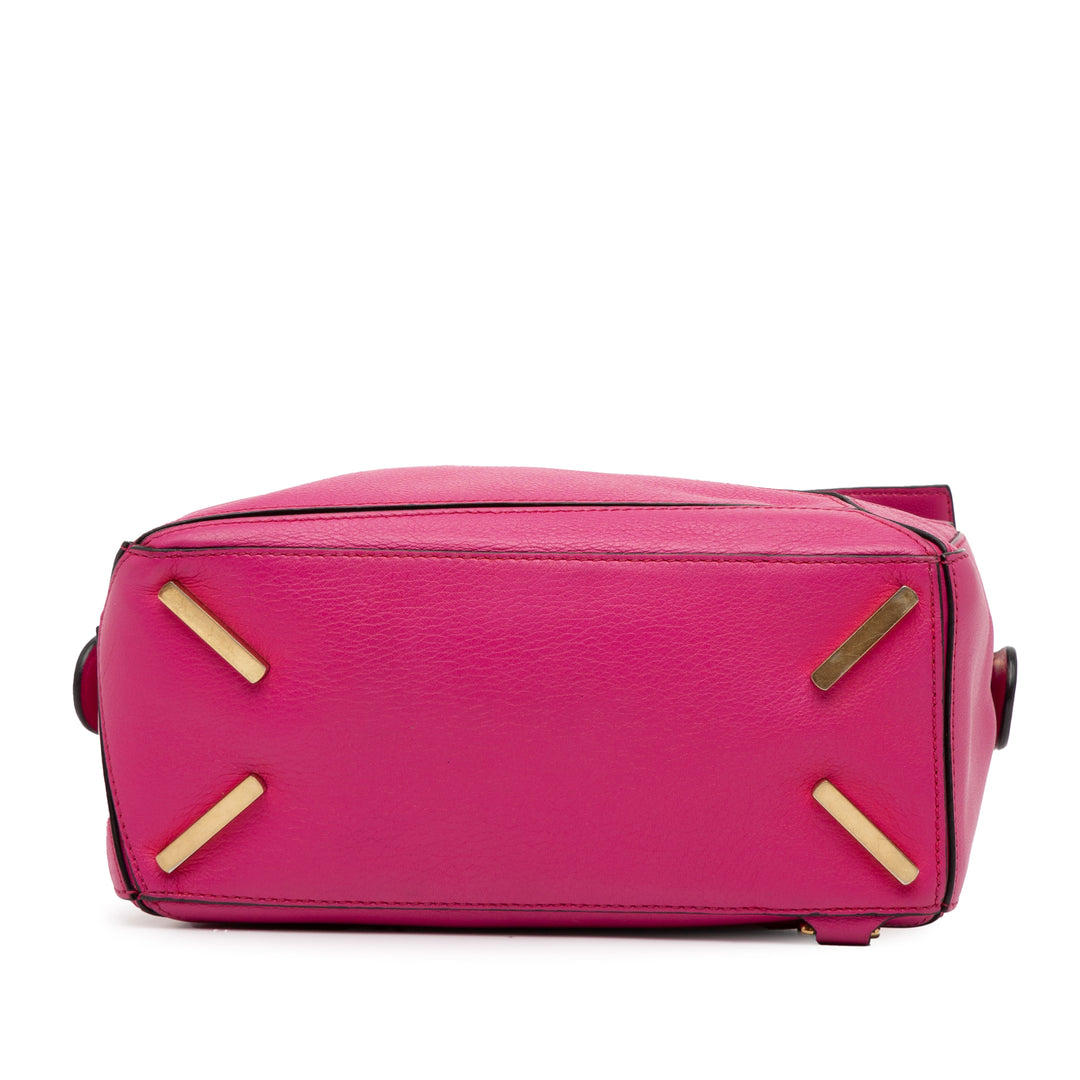 LOEWE Small Cuir de veau Puzzle Sac cartable Rose
