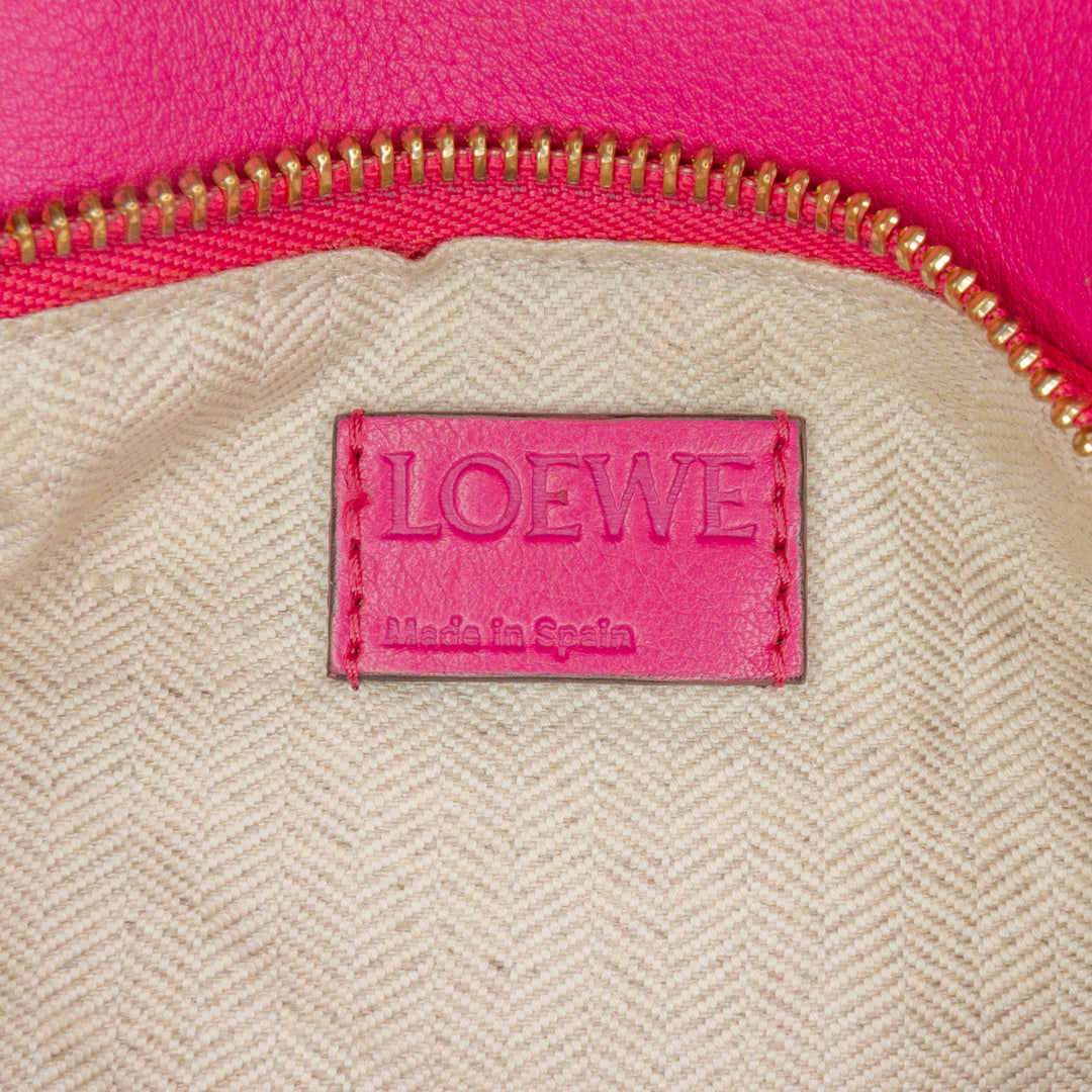 LOEWE Small Cuir de veau Puzzle Sac cartable Rose