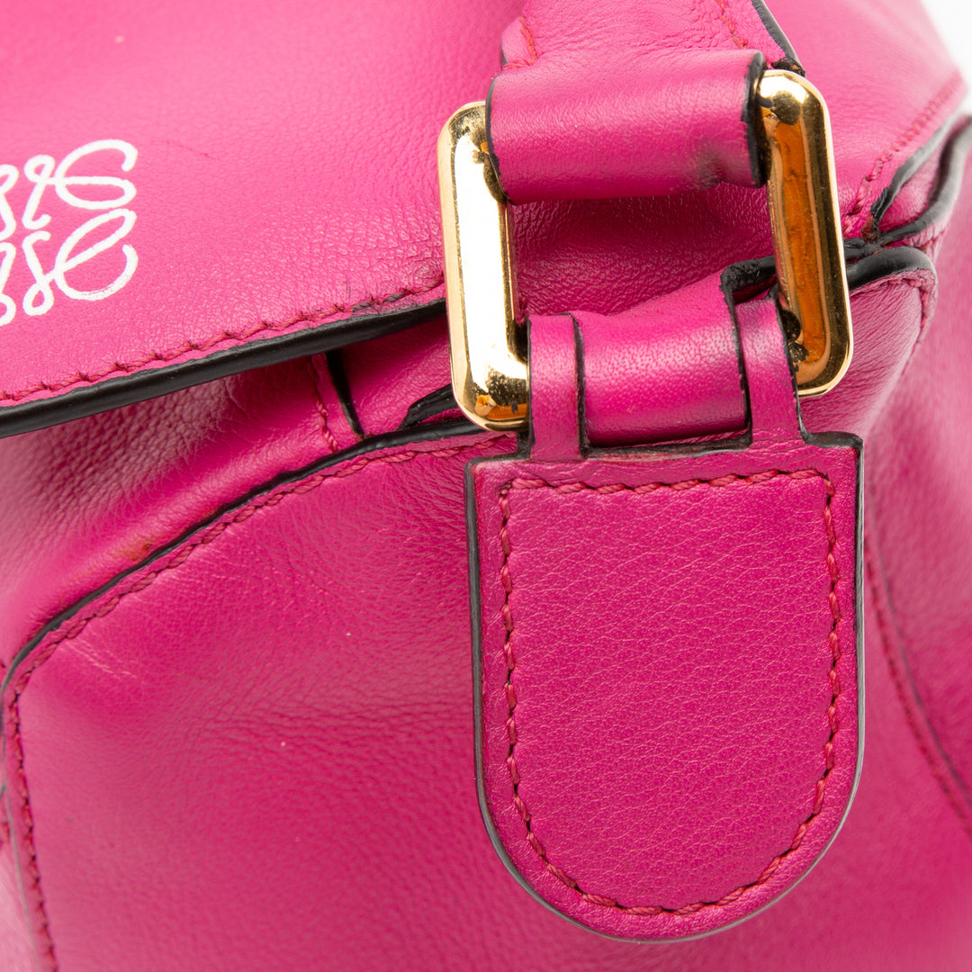 LOEWE Small Cuir de veau Puzzle Sac cartable Rose