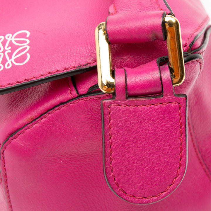 LOEWE Small Cuir de veau Puzzle Sac cartable Rose