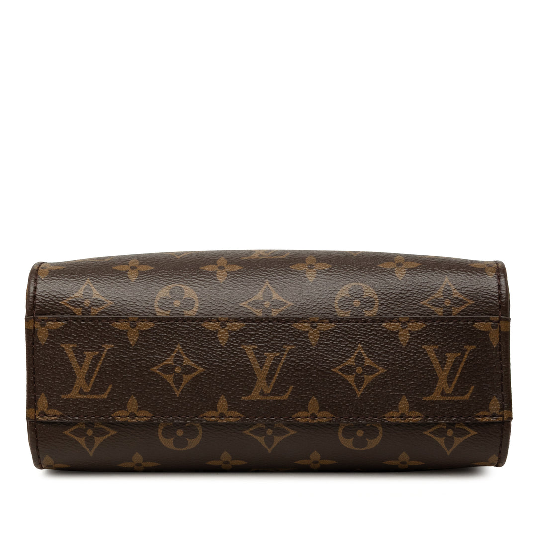 Sac Plat BB Monogram Marron