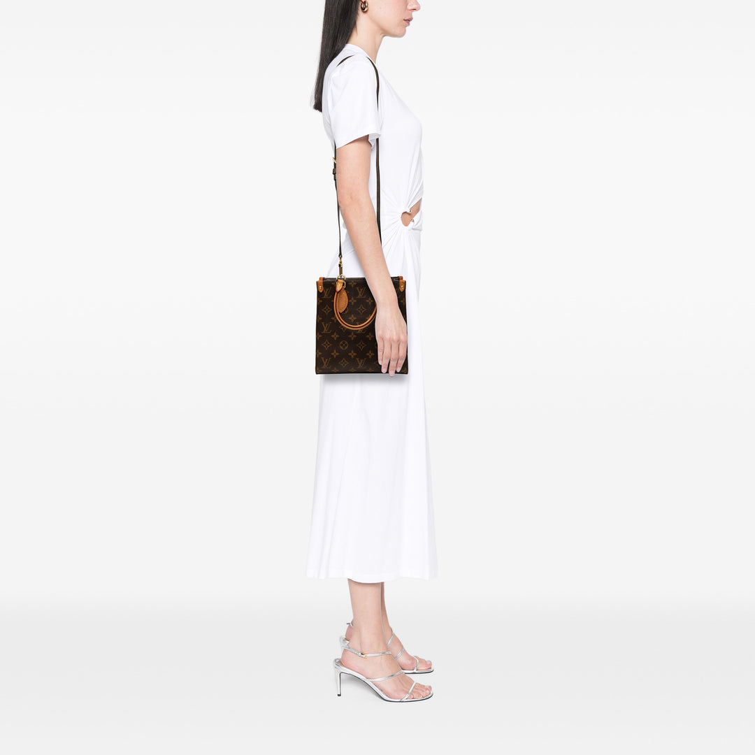Sac Plat BB Monogram Marron