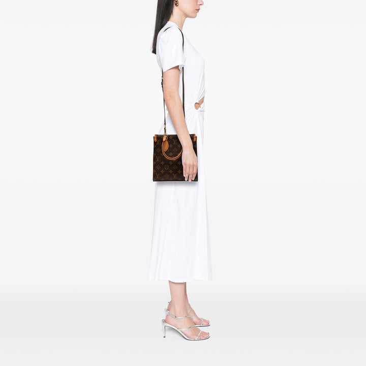 Sac Plat BB Monogram Marron