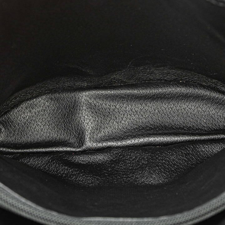 Macadam Coated Canvas Tote Black - Gaby Paris