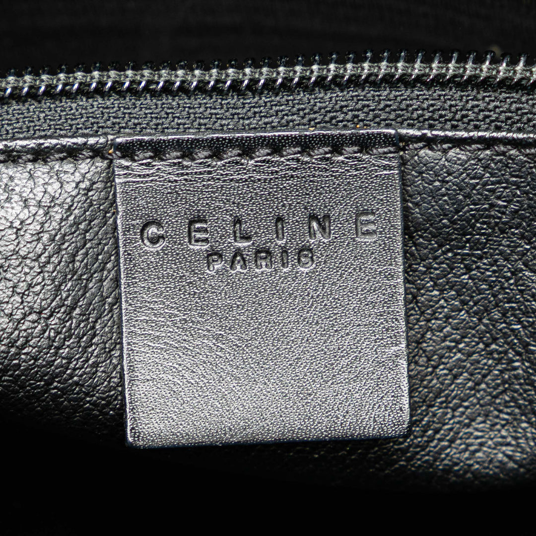 Macadam Coated Canvas Tote Black - Gaby Paris