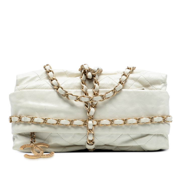 Chanel Matelassé Cuir de veau Midnight Swim Baluchon Sac – GABY PARIS Authentique