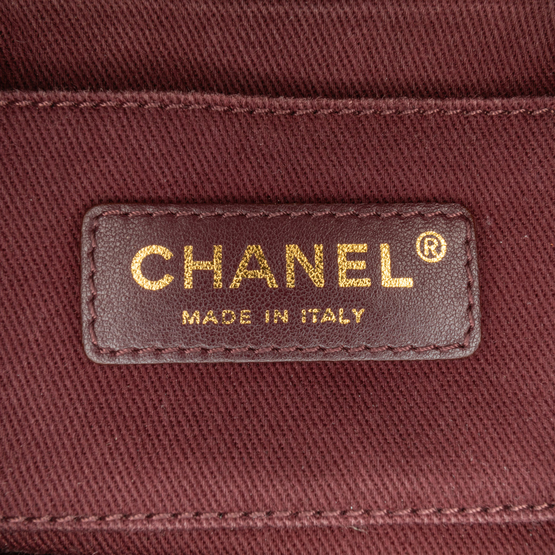 Chanel Cuir de veau Kiss Lock Frame Bag Blanc
