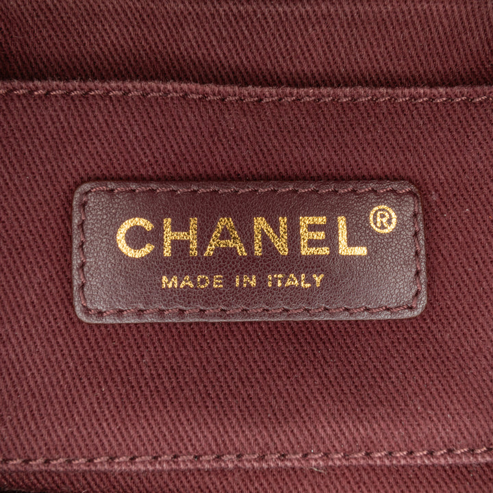 Chanel Cuir de veau Kiss Lock Frame Bag Blanc