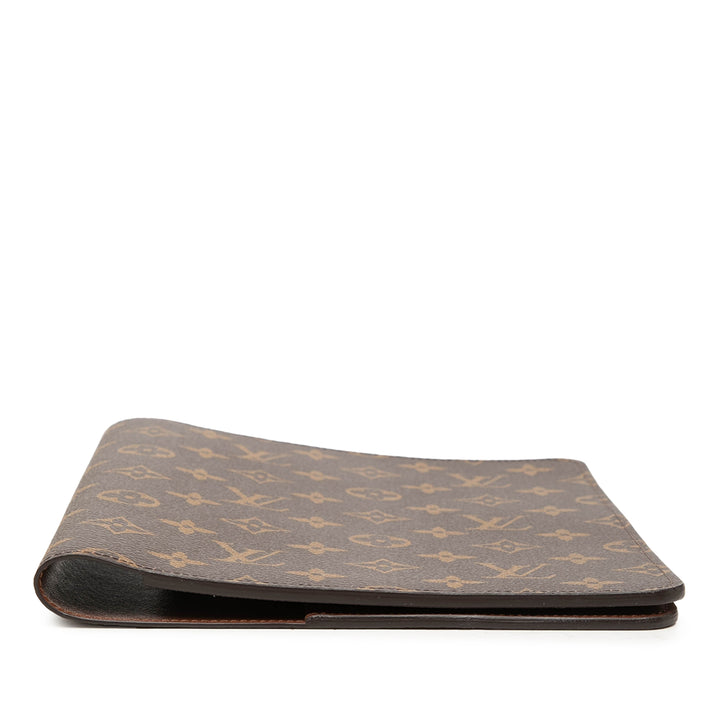 Desk Agenda Cover Monogram Marron