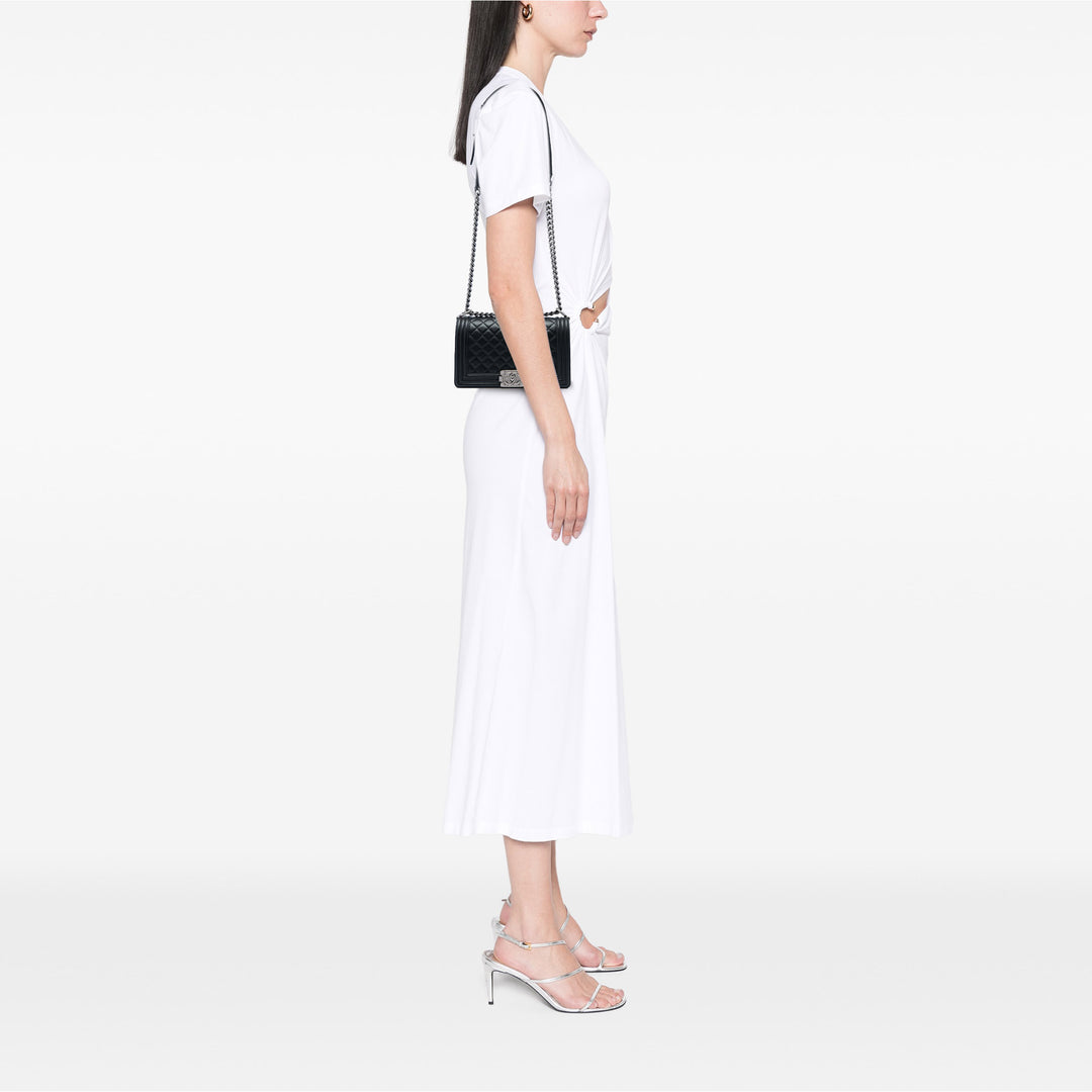 Chanel Matelassé Boy à rabat Moyen Cuir d'agneau Noir – vue 5 – GABY PARIS