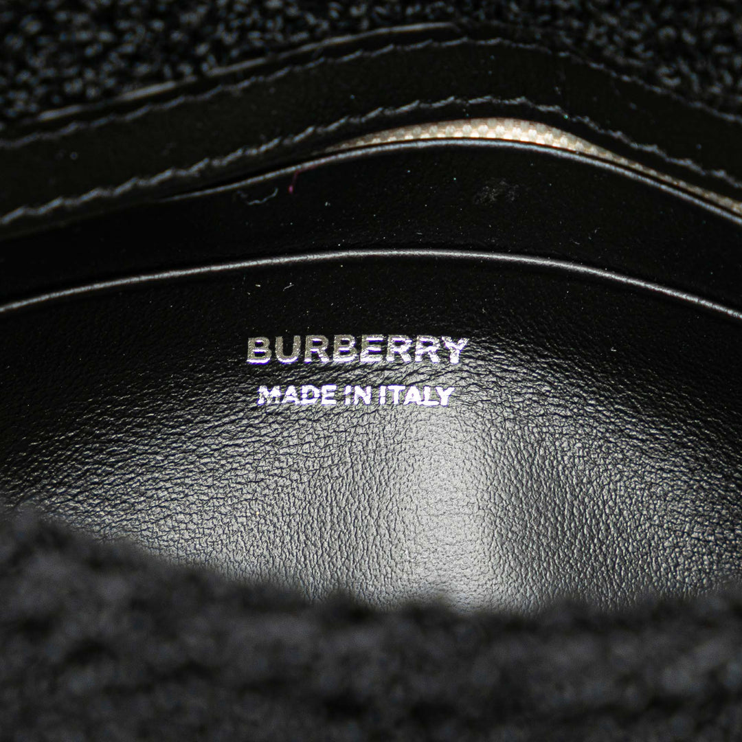 Burberry Sac bandoulière Terry Cloth Lola Love Mini Noir – vue 5 – GABY PARIS