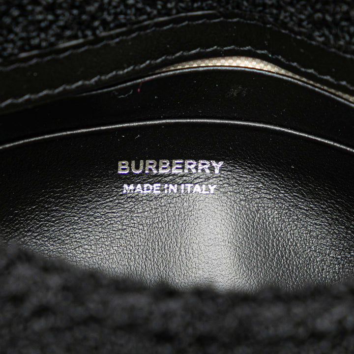 Burberry Sac bandoulière Terry Cloth Lola Love Mini Noir – vue 5 – GABY PARIS