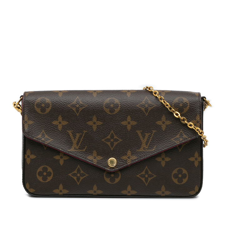 Monogram Pochette Felicie Brown - Gaby Paris