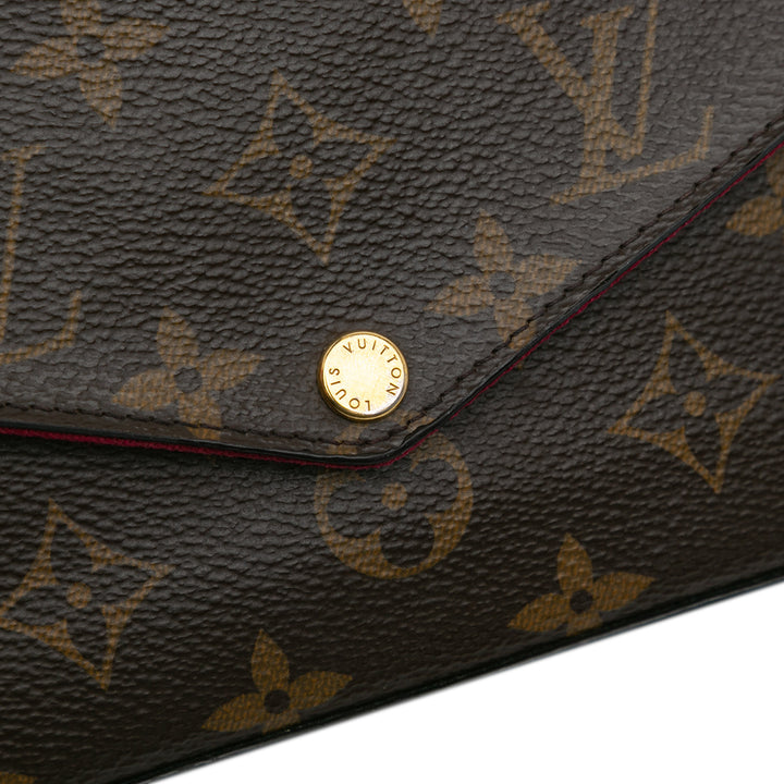 Monogram Pochette Felicie Brown - Gaby Paris