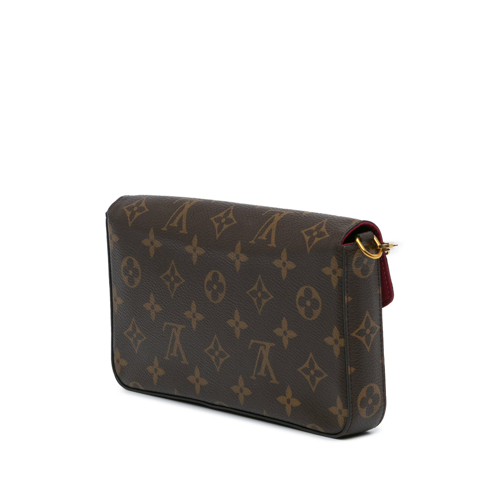 Monogram Pochette Felicie Brown - Gaby Paris