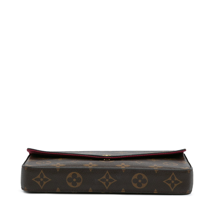 Monogram Pochette Felicie Brown - Gaby Paris