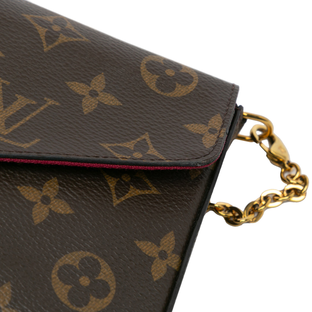 Monogram Pochette Felicie Brown - Gaby Paris