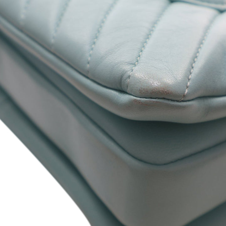 Chanel Small Chevron Cuir d’agneau Trendy CC anse supérieure à rabat