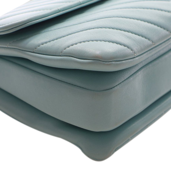 Chanel Small Chevron Cuir d’agneau Trendy CC anse supérieure à rabat