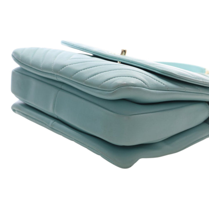 Chanel Small Chevron Cuir d’agneau Trendy CC anse supérieure à rabat