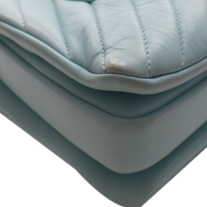 Chanel Small Chevron Cuir d’agneau Trendy CC anse supérieure à rabat