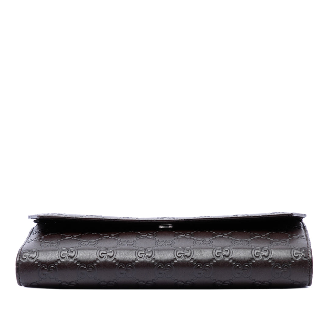 Gucci Guccissima Pochette Cuir