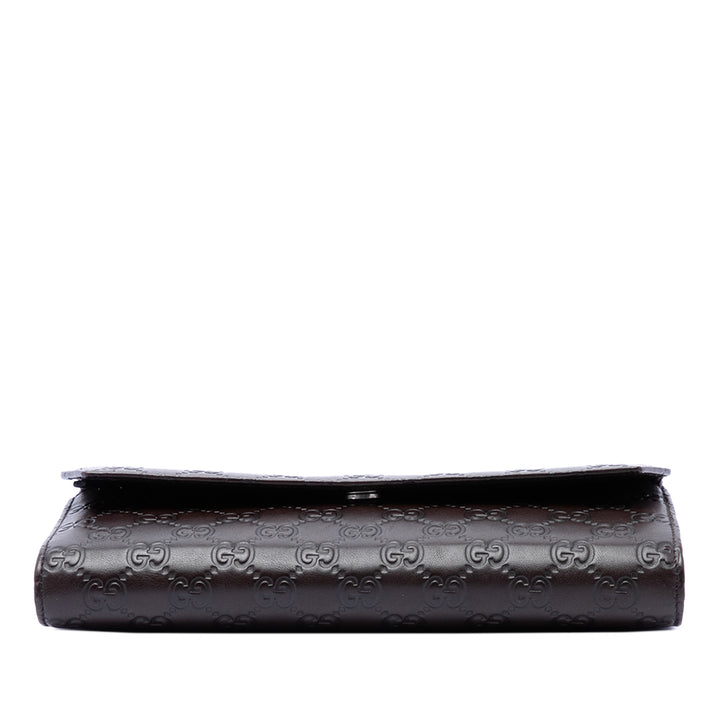 Gucci Guccissima Pochette Cuir