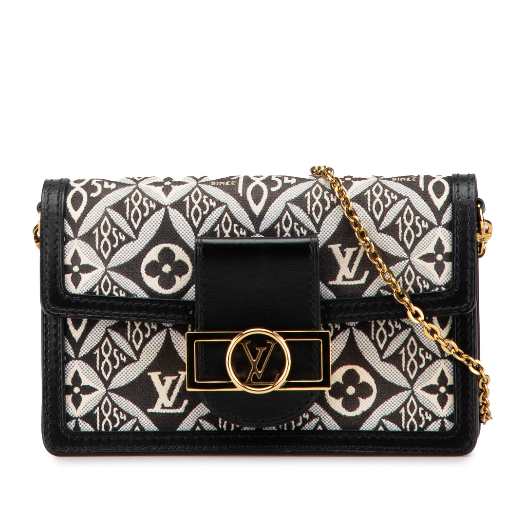 Monogram Since 1854 Dauphine Chain Wallet Black - Gaby Paris