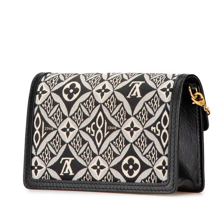 Monogram Since 1854 Dauphine Chain Wallet Black - Gaby Paris