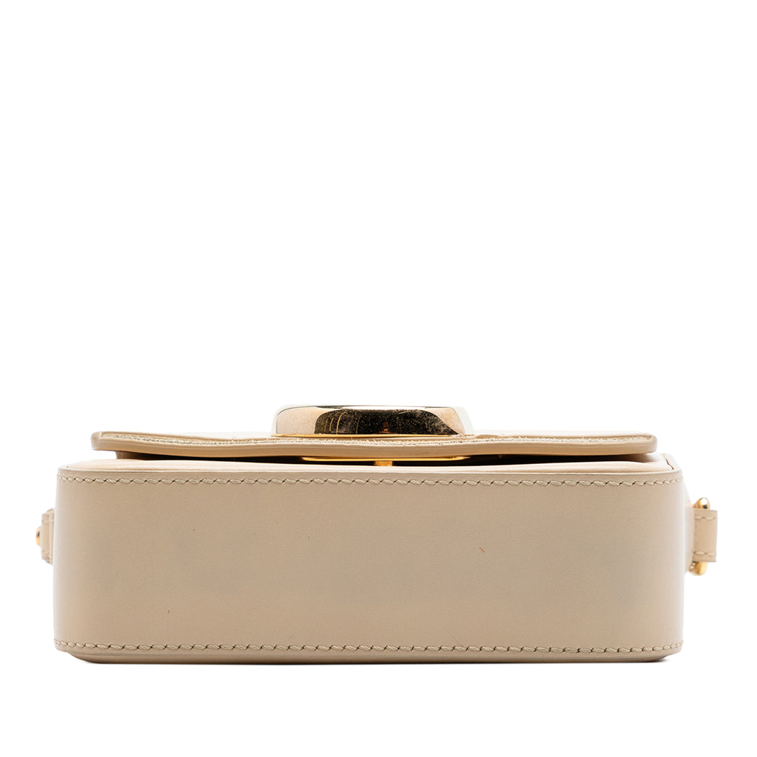 Chloé Sac à main C Mini Cuir de veau Beige – vue 3 – GABY PARIS