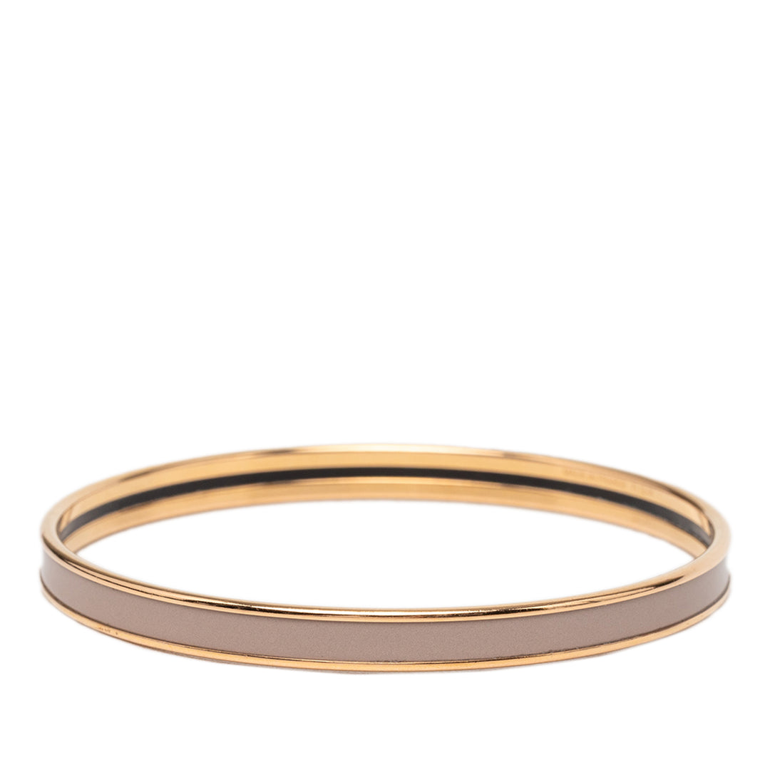 Hermès Extra Narrow Émail Uni Bangle 62