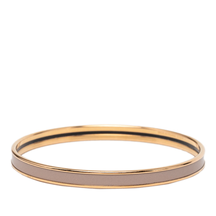 Hermès Extra Narrow Émail Uni Bangle 62