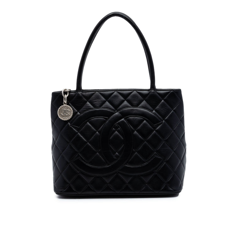 Chanel Cuir d’agneau Medallion Cabas