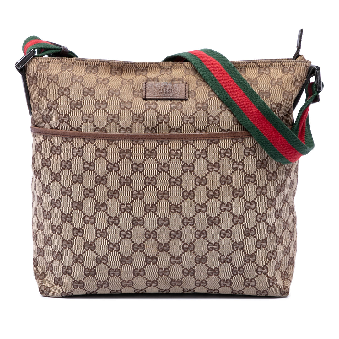 Gucci GG Toile Web Sac porté croisé